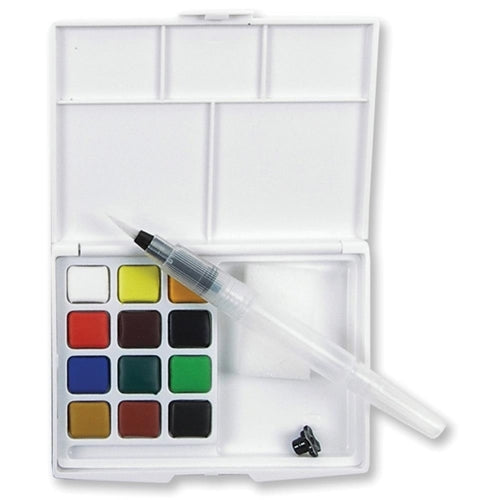 Art Philosophy Kit #1 - 1 Watercolor Confetti set + 1 8x10 Watercolor  Coloring Book + 1 pack Watercolor Brush pens