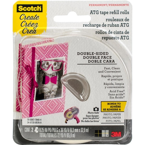 3M 238 Removable Double Sided Tape (Pack of 32)