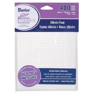 ADHESIVE- Double-sided Adhesive Foam Squares 1/4 in, White – Gina K  Designs, LLC