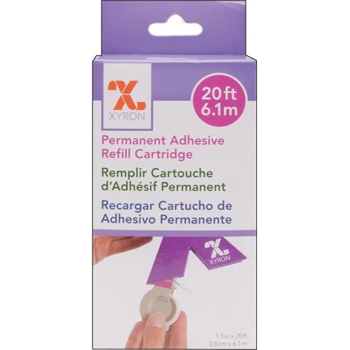 XYRON Permanent Create-a-Sticker Refill Cartridge (AT155-20) 1.5 x 20 feet  NEW