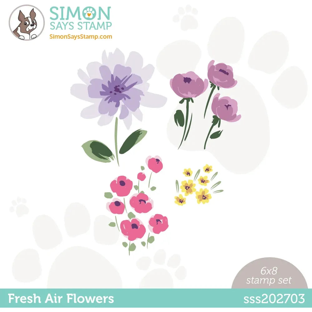 Simon Says Clear Stamps Geo Flower Building sss302684c Beautiful Days –  Simon Says Stamp