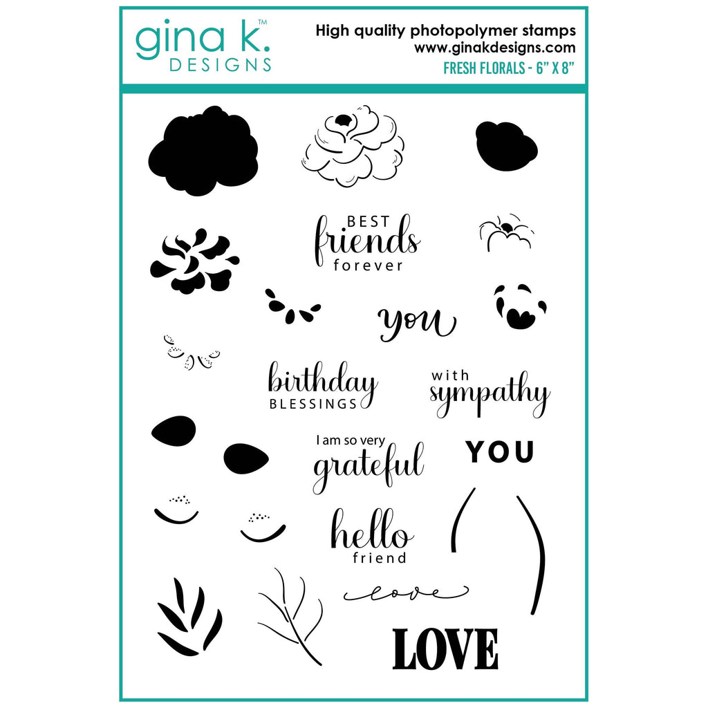 Gina K Designs Breath of Sunshine Clear Stamps Gkd177