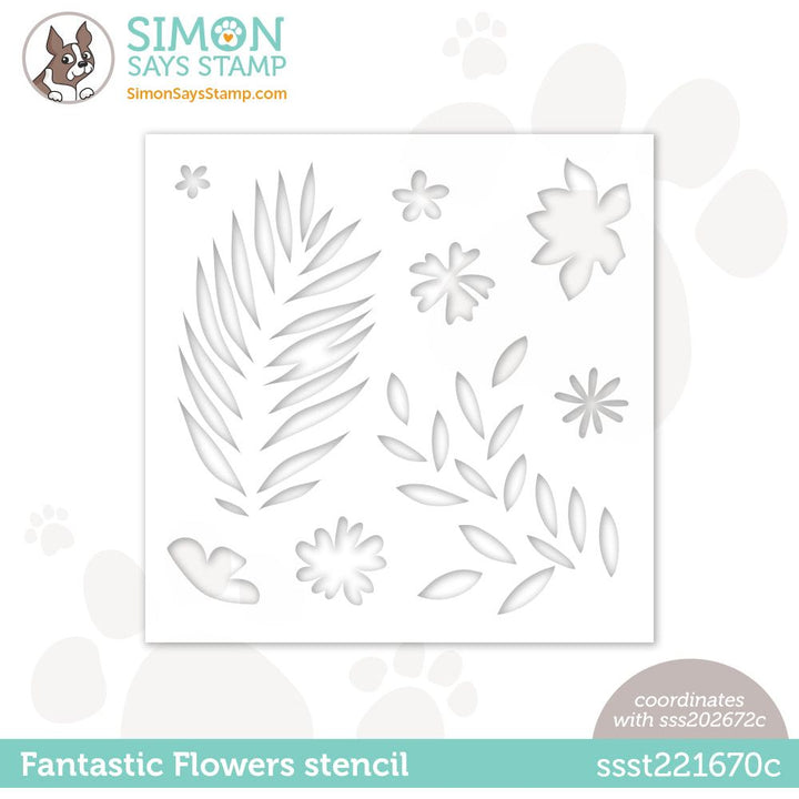 Simon Says Clear Stamps Geo Flower Building sss302684c Beautiful