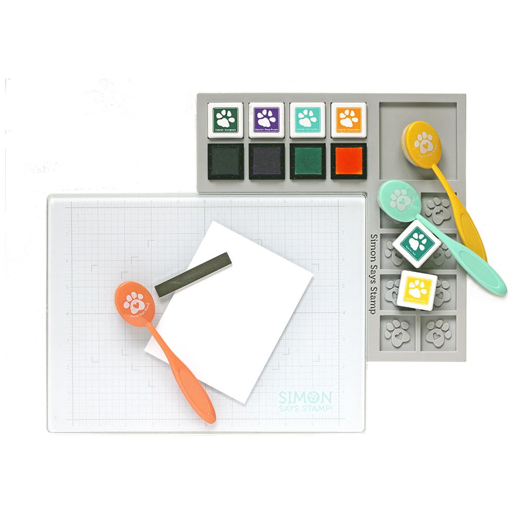 HTCN  STAMPS BY ME LARGE DESK TOP MAGNETIC GLASS MAT - 240922a
