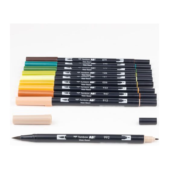  Tombow TwinTone Marker Set, 6-Pack Pastel. Double-Sided Markers  Perfect for Planners, Journals, Doodling, and More! : Office Products