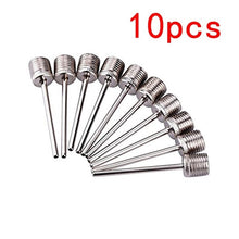 Load image into Gallery viewer, 10pcs sports ball inflating pump needle steel pump pin 10 pcs
