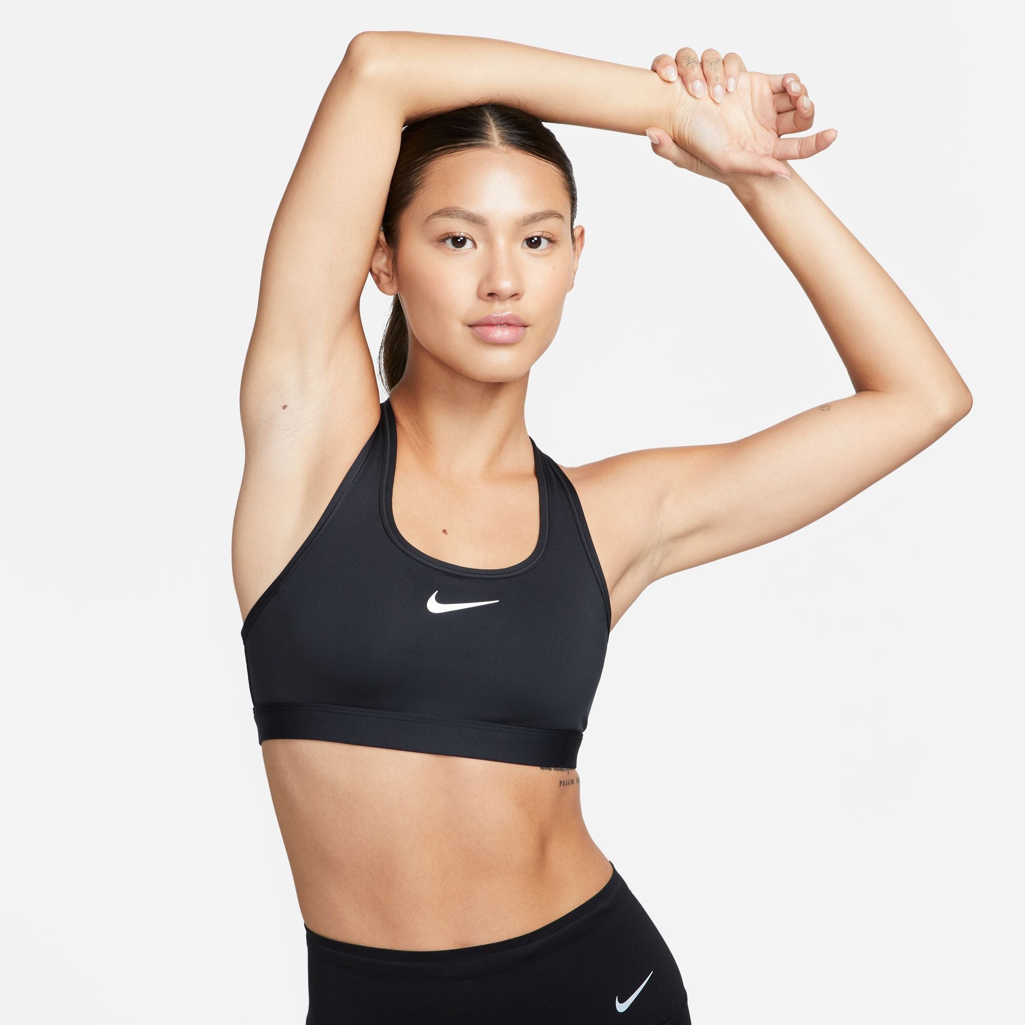 LN Authentic Nike Women's Dri-fit Swoosh Zip Front Medium Support Padded  Sports Bra, Women's Fashion, Activewear on Carousell