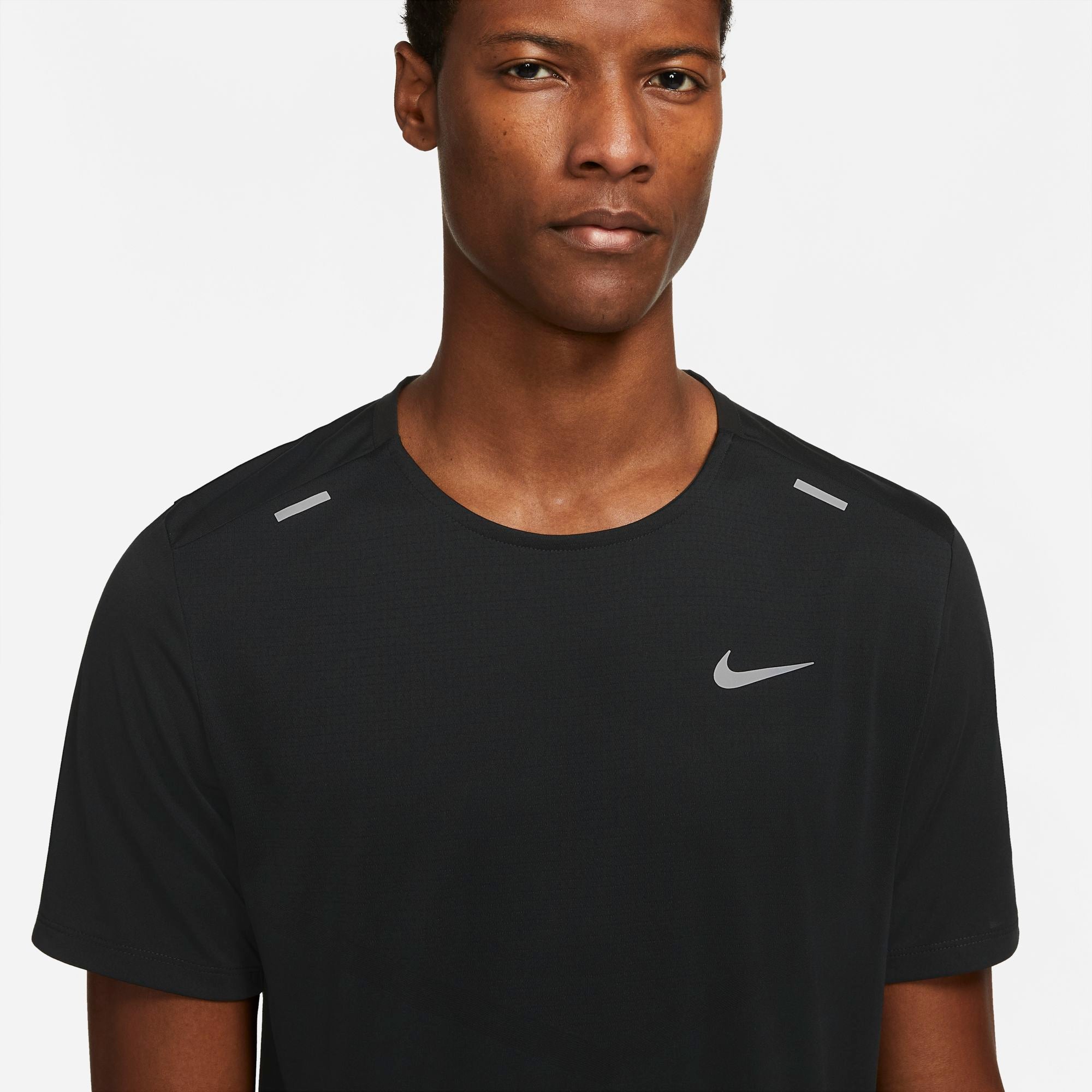 NIKE DRI-FIT RUN DIVISION RISE 365 MEN'S SHORT-SLEEVE RUNNING TOP  BLACK/REFBLK – Park Access