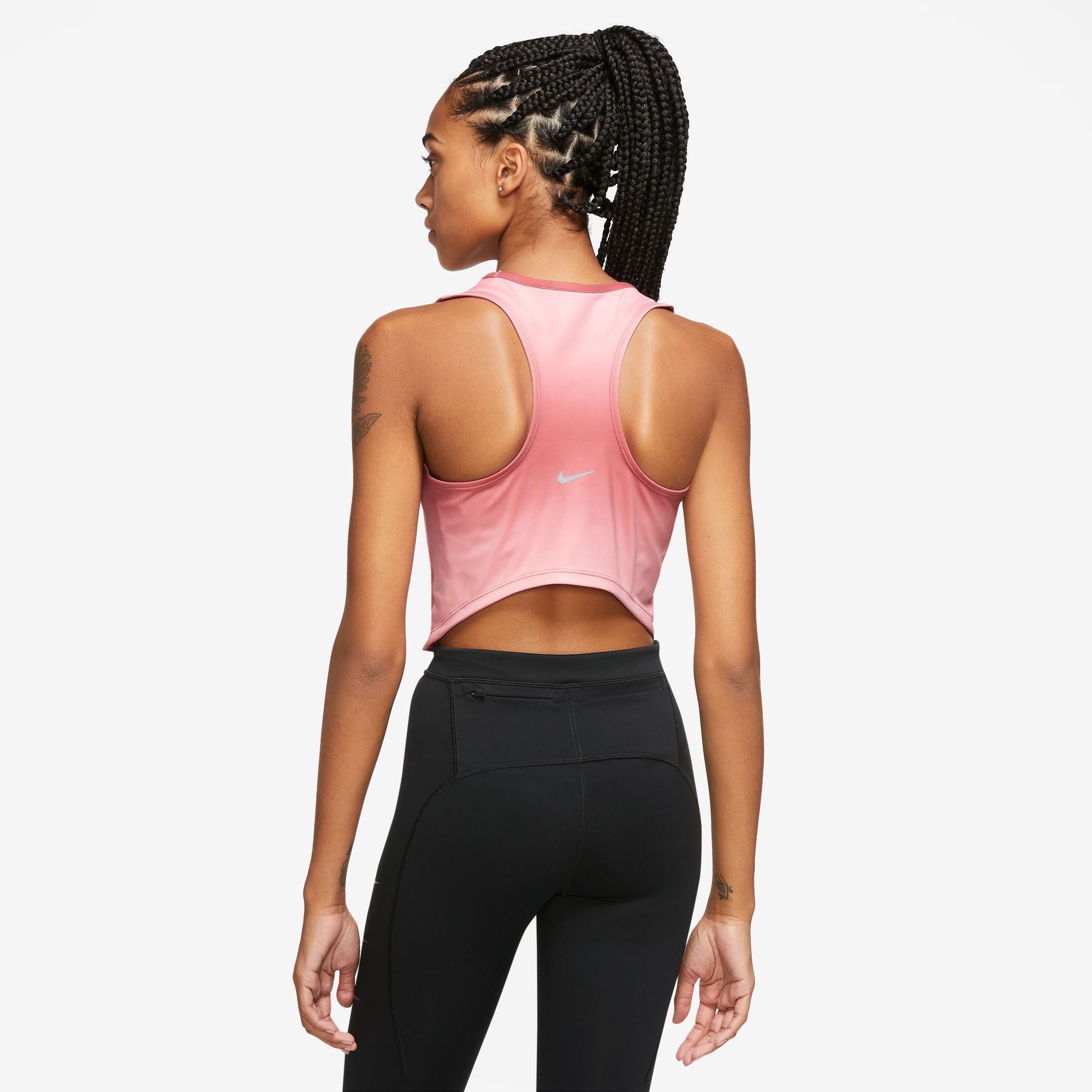 Nike Dri-FIT Swoosh Women's Cropped Running Tank Top