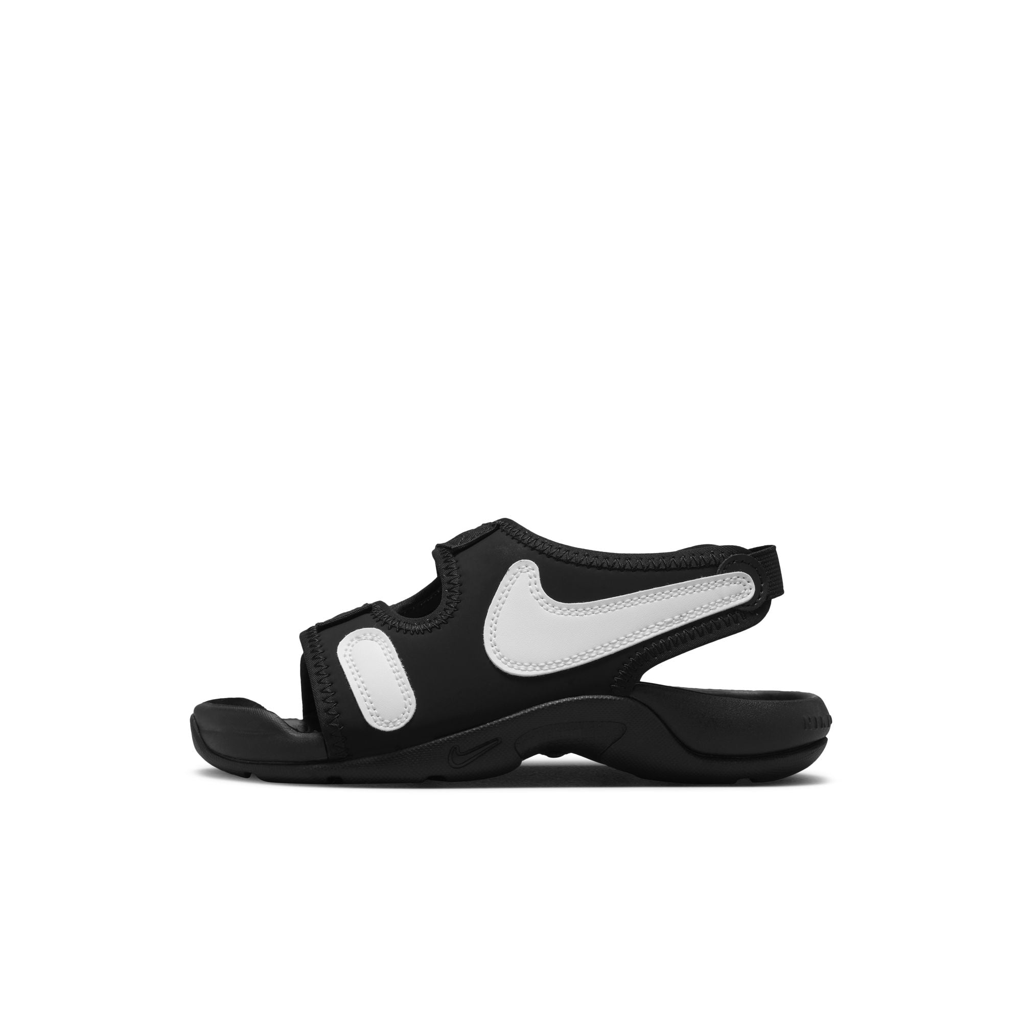 NIKE SUNRAY ADJUST 6 BIG KIDS SLIDES BLACK WHITE Park Access