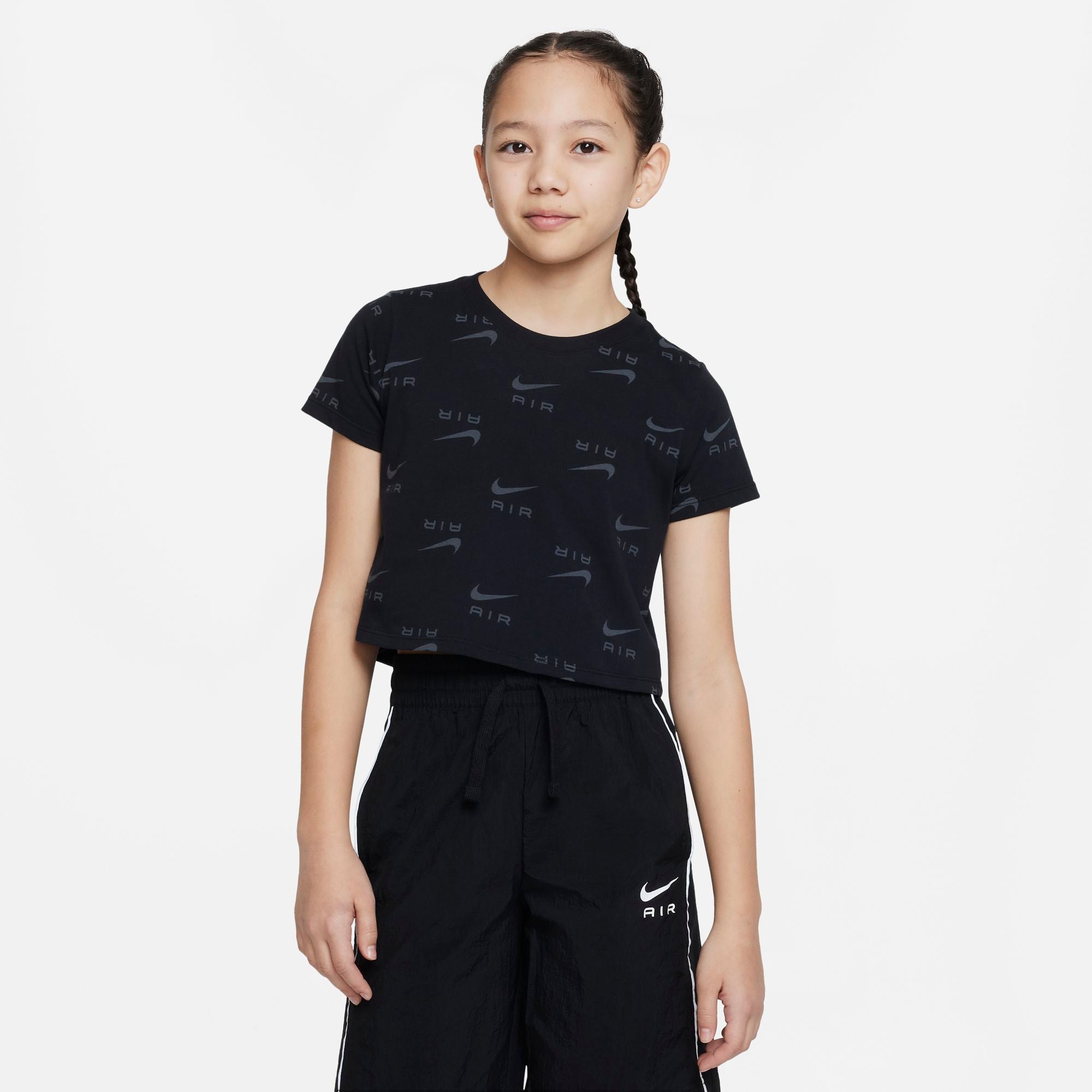 NIKE SPORTSWEAR ESSENTIAL ﻿WOMEN'S RIBBED CROPP TOP ﻿OIL GREEN