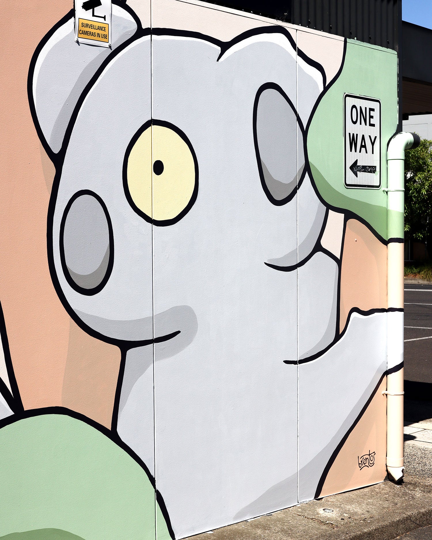 koala mural by brentos