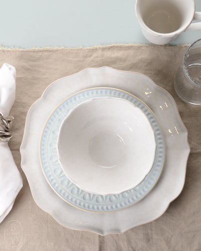 Bella Vita Blue White Tabletop Dinnerware Place Setting