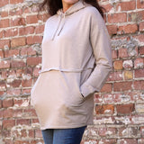 MALIBU FLEECE LUXE LOUNGE ANORAK SWEATSHIRT