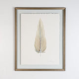 LARGE FRAMED FLOATED FEATHER SERIES 10 PAINTING #6