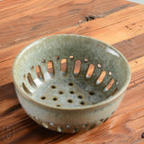 REACTIVE GLAZE ROUND STONEWARE BERRY BOWL