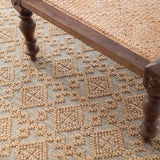 ALPINE DIAMOND WOVEN WOOL RUG