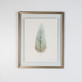 MEDIUM FLOATED FRAMED FEATHER SERIES 6 PAINTING #5