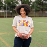 GEAUX TIGERS MULTI BLOCK TSHIRT