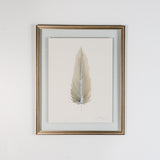 MEDIUM FLOATED FRAMED FEATHER SERIES 5 PAINTING #4