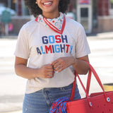 GOSH ALMIGHTY MULTI BLOCK TSHIRT