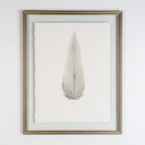 LARGE FRAMED FLOATED FEATHER SERIES 10 PAINTING #4