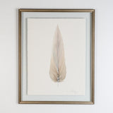 LARGE FRAMED FLOATED FEATHER SERIES 10 PAINTING #1