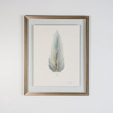 MEDIUM FLOATED FRAMED FEATHER SERIES 6 PAINTING #7
