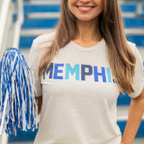 MEMPHIS TIGERS MULTI BLOCK TSHIRT