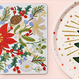 HOLIDAY BOUQUET CORK PLACEMATS SET OF 4