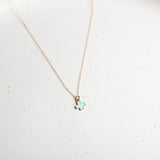 SIGNATURE CROSS GOLD CHARM NECKLACE