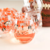 GAMEDAY PATTERN WINE GLASS PACK OF 4