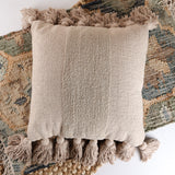 SQUARE TASSEL PILLOW