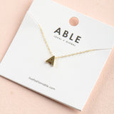 LETTER CHARM NECKLACE