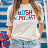 GOSH ALMIGHTY MULTI BLOCK TSHIRT