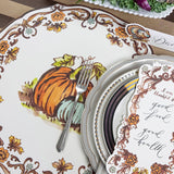 DIE CUT THANKSGIVING CHINA PLACEMAT PACK