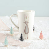 SANTA'S REINDEER STONEWARE MUG