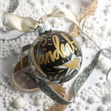 GAMEDAY HAND PAINTED GLASS BALL ORNAMENT