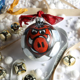 GAMEDAY HAND PAINTED GLASS BALL ORNAMENT