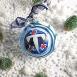 GAMEDAY HAND PAINTED GLASS BALL ORNAMENT