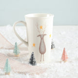 SANTA'S REINDEER STONEWARE MUG