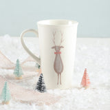 SANTA'S REINDEER STONEWARE MUG