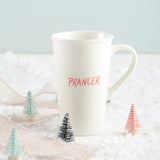 SANTA'S REINDEER STONEWARE MUG