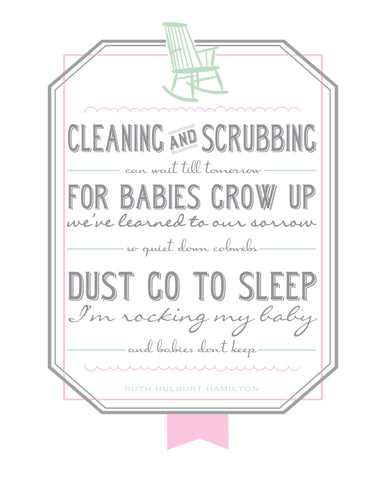 free printable nursery wall art