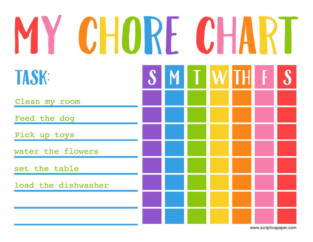 FREE CHORE CHART