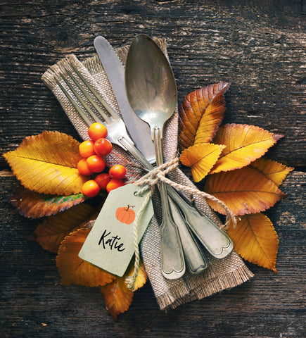 Thanksgiving place card tags free printable
