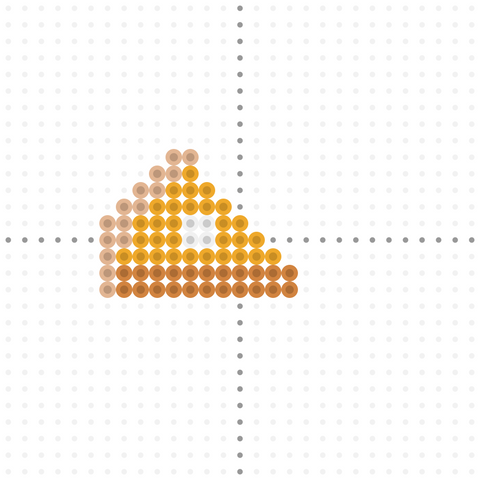 Thanksgiving perler bead template pumpkin pie fusion bead template