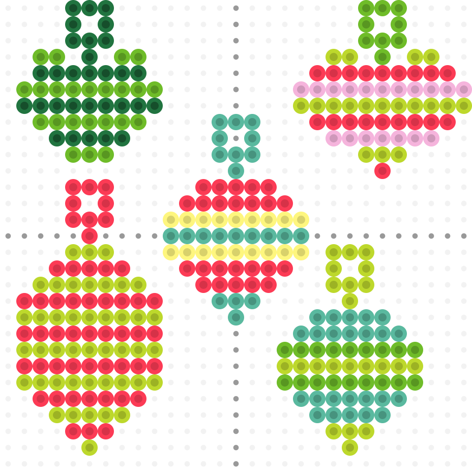 Free Printable Perler Bead Christmas Patterns