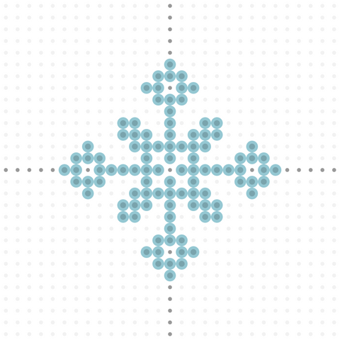 perler bead snowflake design