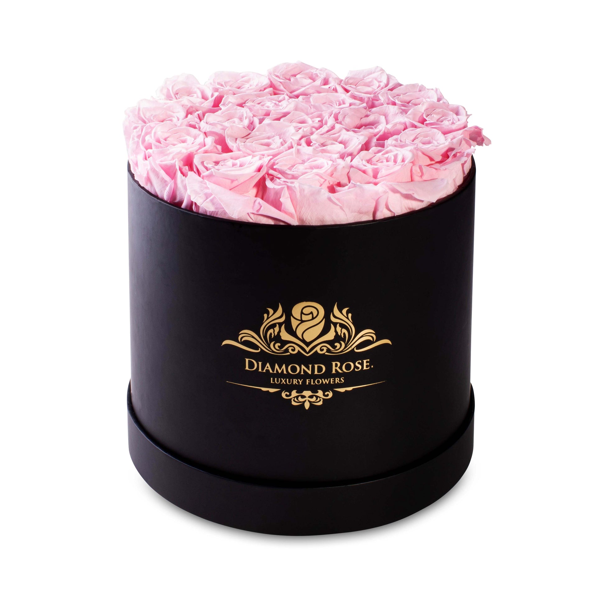 Pink Roses by Diamond Rose® - Palm Bites® - Roses - Large / Black